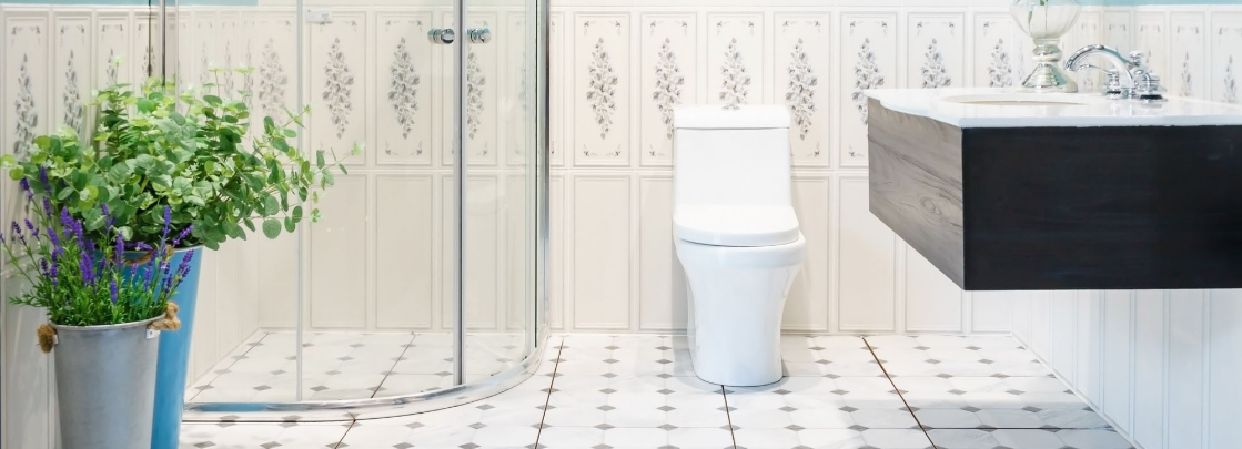 White bathroom the 2024 Tile trends